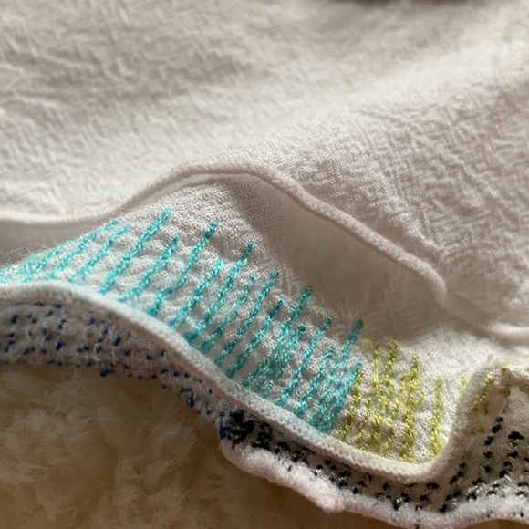 Tamara Catz embroidered gauze Shorts size 10 - Picture 5 of 13